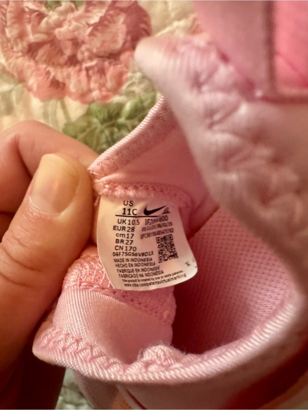 NWOT Nike Kids Pink Slip-On Athletic Shoes - Picture 3 of 3